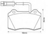 E.T.F. 120979 Brake Pad Set, disc brake